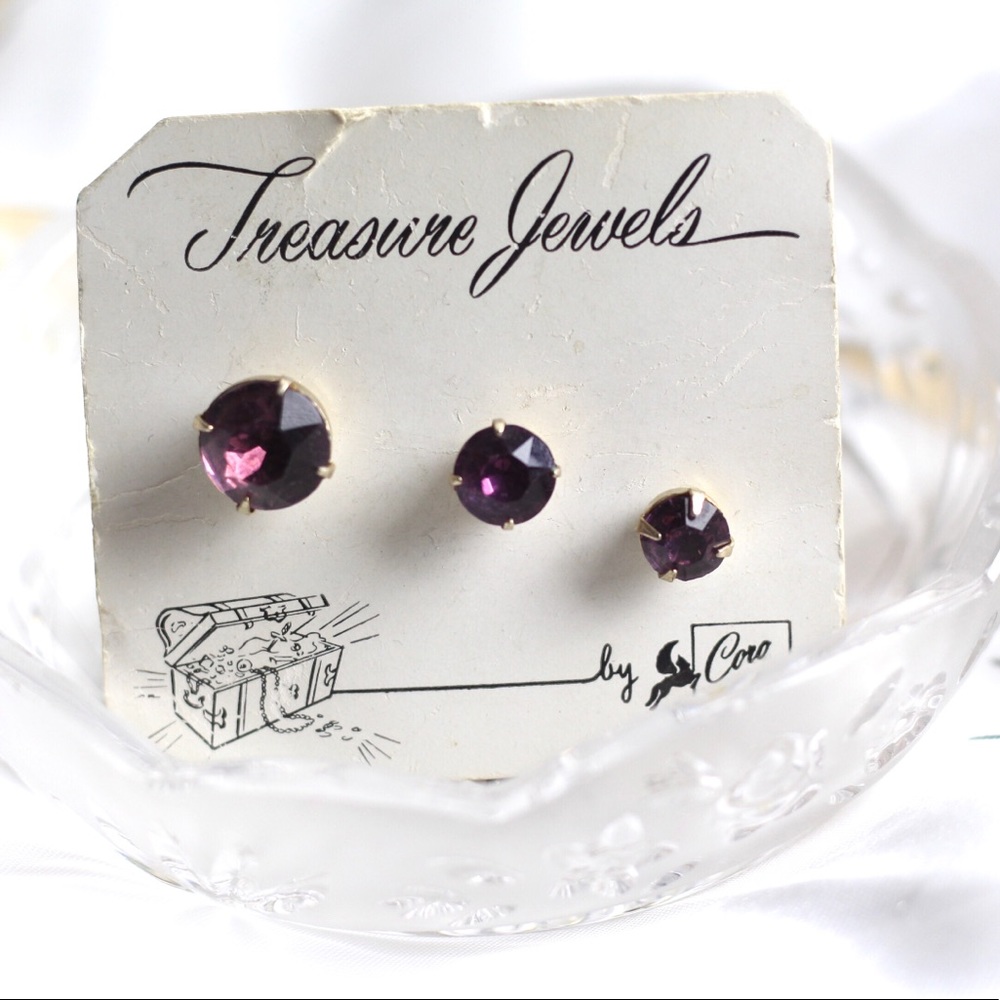 Purple Pins Set of 3